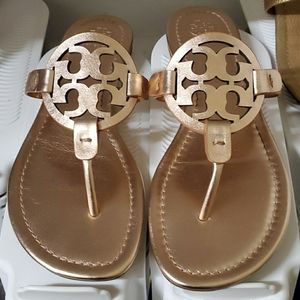 Tory Burch Rose Gold Miller 8.5